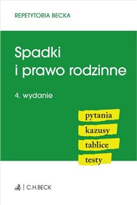 Obrazek Spadki i prawo rodzinne Pytania Kazusy Tablice Testy