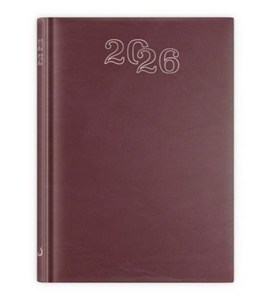 Picture of Kalendarz 2026 A5 dzienny standard bordowy