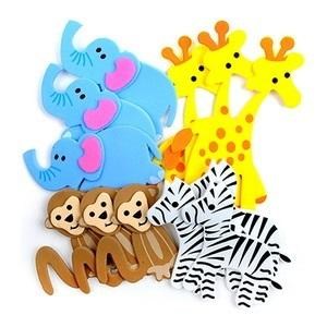 Picture of Naklejki 3D z pianki zwierzątka safari 12szt