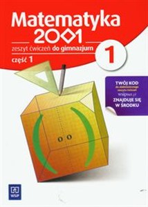 Obrazek Matematyka 2001 1 zeszyt ćwiczeń część 1 Gimnazjum
