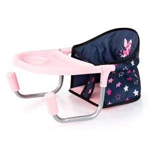 Obrazek Siedzisko stołowe dla lalek niebieskie