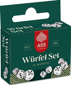 Obrazek Kości do gry białe 12szt CARTAMUNDI