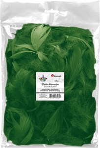 Picture of Piórka puch 16g ciemnozielone