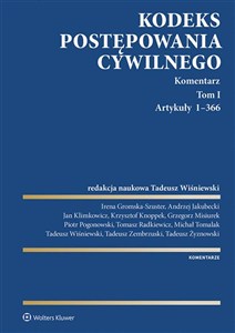 Obrazek Kodeks postępowania cywilnego Komentarz Tom 1 Artykuły 1-366