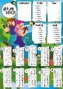 Obrazek Plan lekcji A4 z tabliczką mnożeni gra