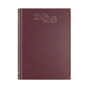 Obrazek Terminarz 2026 B6 standard bordowy