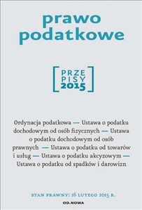 Obrazek Prawo podatkowe 2015 Przepisy