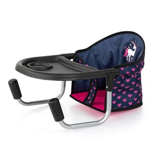 Obrazek Siedzisko stołowe dla lalek niebieskie