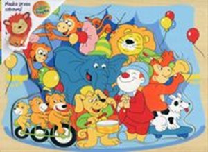 Obrazek Układanka drewniana ze słonikiem