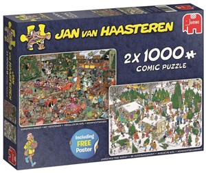 Picture of Puzzle 2x1000 Haasteren Świąteczne prezenty G3