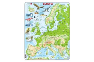 Picture of Układanka Mapa topograficzna Europy 87 elementów