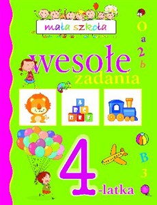 Obrazek Mała szkoła. Wesołe zadania 4-latka