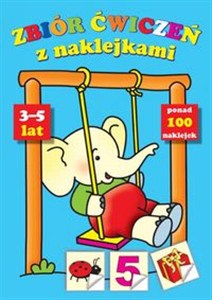 Obrazek Zbiór ćwiczeń z naklejkami 3-5 lat