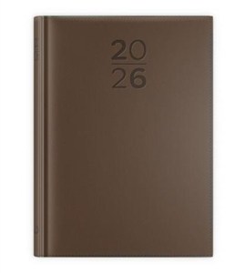 Picture of Kalendarz 2026 A5 dzienny print brązowy