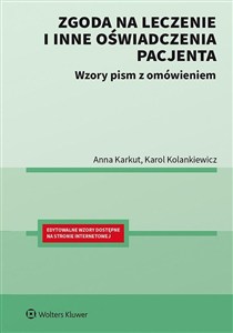 Obrazek Zgoda na leczenie i inne oświadczenia pacjenta Wzory pism z omówieniem