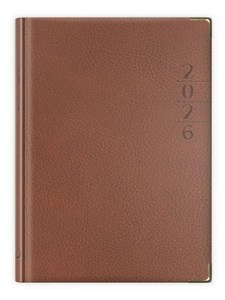 Picture of Terminarz 2026 B6 lux złocony brązowy