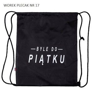 Picture of Worek plecak Byle do piątku