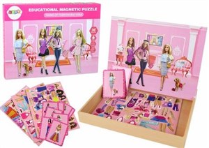 Obrazek Puzzle magnetyczne z motywem lalki