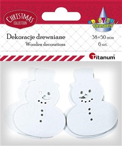 Picture of Dekoracje drewniane - bałwanki (417651)