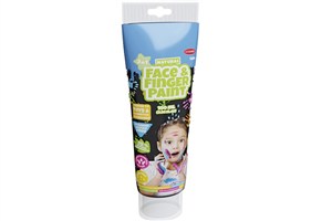 Obrazek Farba dla malowania palcami czarna 100ml