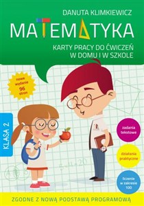Obrazek Matematyka 2 Karty pracy do ćwiczeń w domu i w szkole