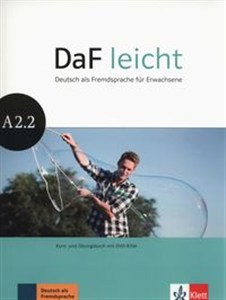 Obrazek DaF leicht A2.2. Kurs- und Übungsbuch + DVD