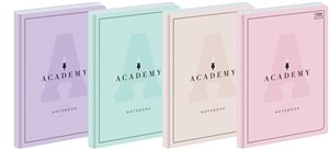 Obrazek Brulion A5/96K kratka Academy Pastel (5szt)