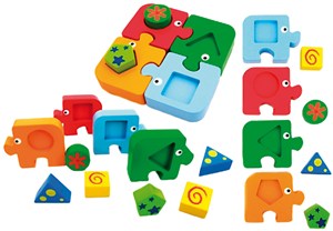 Picture of Układanka drewniana Dopasuj kształty