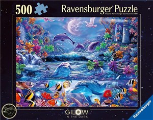 Obrazek Puzzle 500 świecące - Magiczny świat