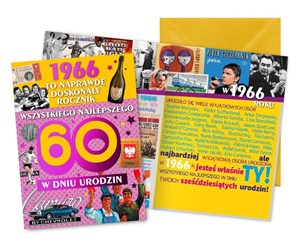 Obrazek Karnet Urodziny 60