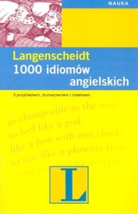 Obrazek 1000 idiomów angielskich Z przykładami, tłumaczeniem i indeksem