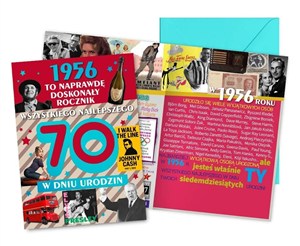 Obrazek Karnet Urodziny 70