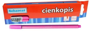 Picture of Cienkopis 0,4mm różowy (10szt)