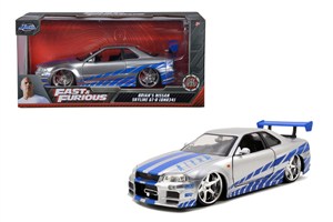 Obrazek Pojazd Nissan Skyline GTR silver 1:24  JADA F&F