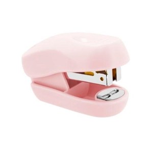 Picture of Zszywacz mini pastelowy róż EASY