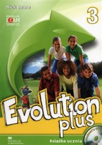 Obrazek Evolution Plus 3 Książka ucznia z płytą CD Szkoła podstawowa