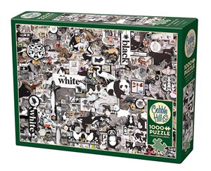 Obrazek Puzzle 1000 Czarno-białe zwierzęta G3