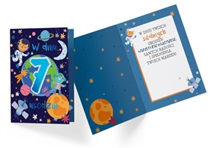 Picture of Karnet PR-330 Urodziny 7 chłopiec