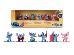 Obrazek Metalowe figurki JADA Stitch 4cm 6 sztuk