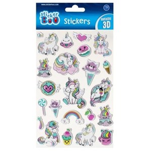 Obrazek Naklejki Sticker BOO Jednorożec