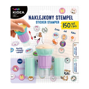 Obrazek Stempel naklejkowy 150 szt. Kidea