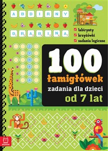 Obrazek 100 zadań - łamigłówki dla dzieci od 6 lat