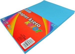 Obrazek Papier ksero A4/100K niebieski