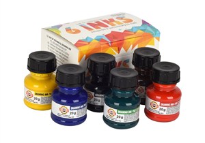 Obrazek Tusz kreślarski 6 kolorów