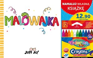 Obrazek Malowajka. Komplet z kredkami świecowymi