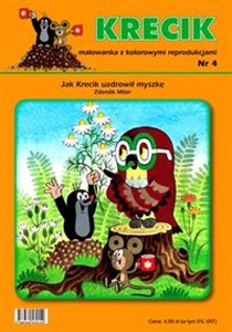 Obrazek Jak Krecik uzdrowił myszkę malowanka z kolorowymi reprodukcjami