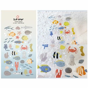 Picture of Naklejki ozdobne wypukłe Pod wodą Suatelier