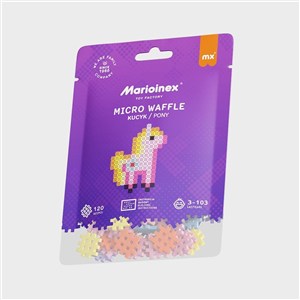 Picture of Micro Waffle 120 elementów Kucyk