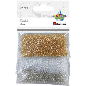 Obrazek Koraliki plastikowe 15g