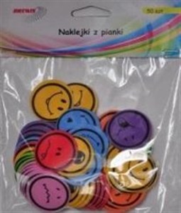 Obrazek Naklejki z pianki uśmiechy 50szt
